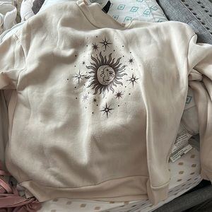 soft yellow crewneck